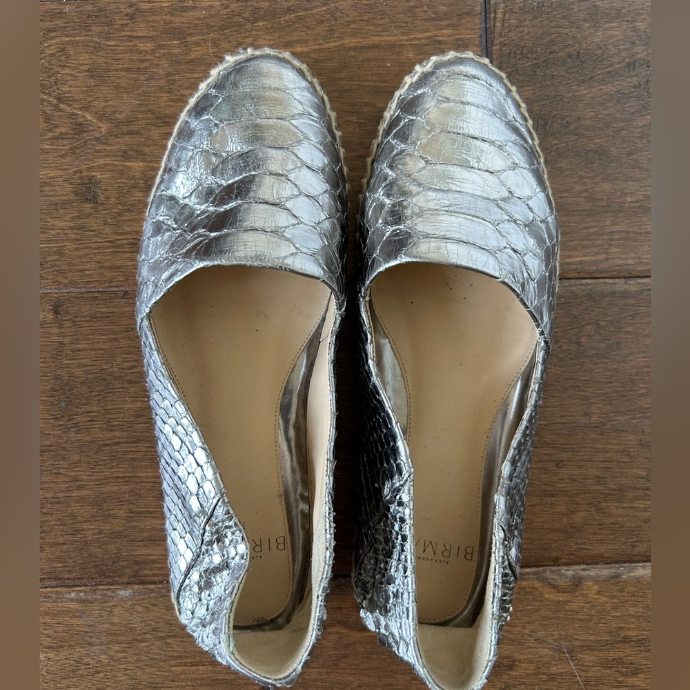 Birman silver loafers